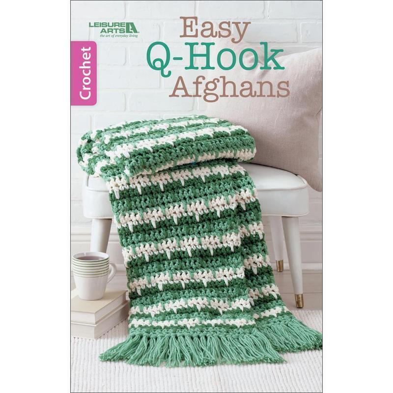 Leisure Arts-Easy Q-Hook Afghans Pattern Book eBay