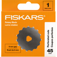 Fiskars 45mm Perforating Rotary Blade 1pk