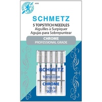 Schmetz  Needles - Chrome Topstitch 90/14 Needle 5 ct
