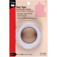 White Stay Tape - 1/2in x 10yd Roll