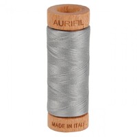 Aurifil Mako Cotton Thread Solid Stainless Steel