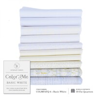 Colour Me Basic White - FQ Bundle 10pc