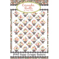 Happy Scrappy Baskets Quilt Pattern