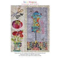 Laura Heine Sew Happy Collage Pattern