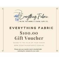 Everything Fabric Gift Voucher $100.00