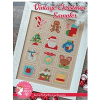 Vintage Christmas Sampler Cross Stitch Pattern ONLY