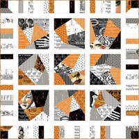 J Wecker Frisch Crazy Coverlet Quilt Pattern
