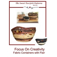 Focus on Creativity Fabric Container Pattern