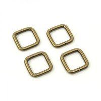 Rectangle Rings 1/2in - Antique (set of 4)