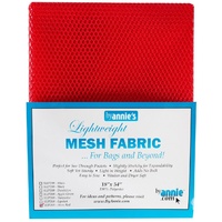 Mesh Fabric-Atom Red