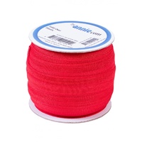 Fold Over Elastic- 3/4in Atom Red