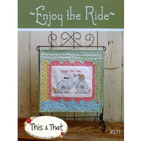 Enjoy the Ride Embroidery Pattern