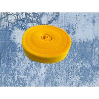 Velcro - Double sided Yellow - 2 cm wide
