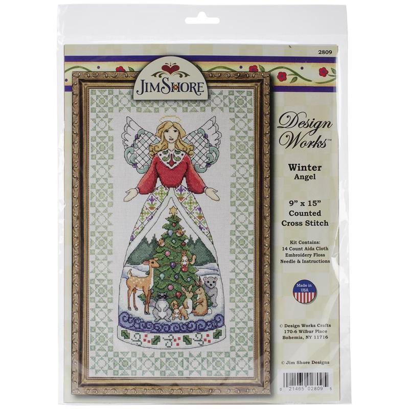 Design Works Winter Angel Cross Stitchery Kit