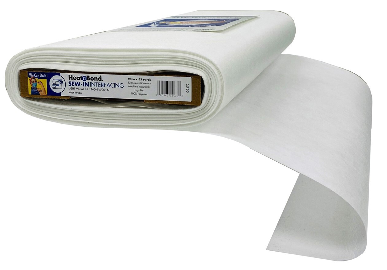 Black Pellon Fusible Non-Woven Featherweight Interfacing 20W > Interfacing  > Fabric Mart