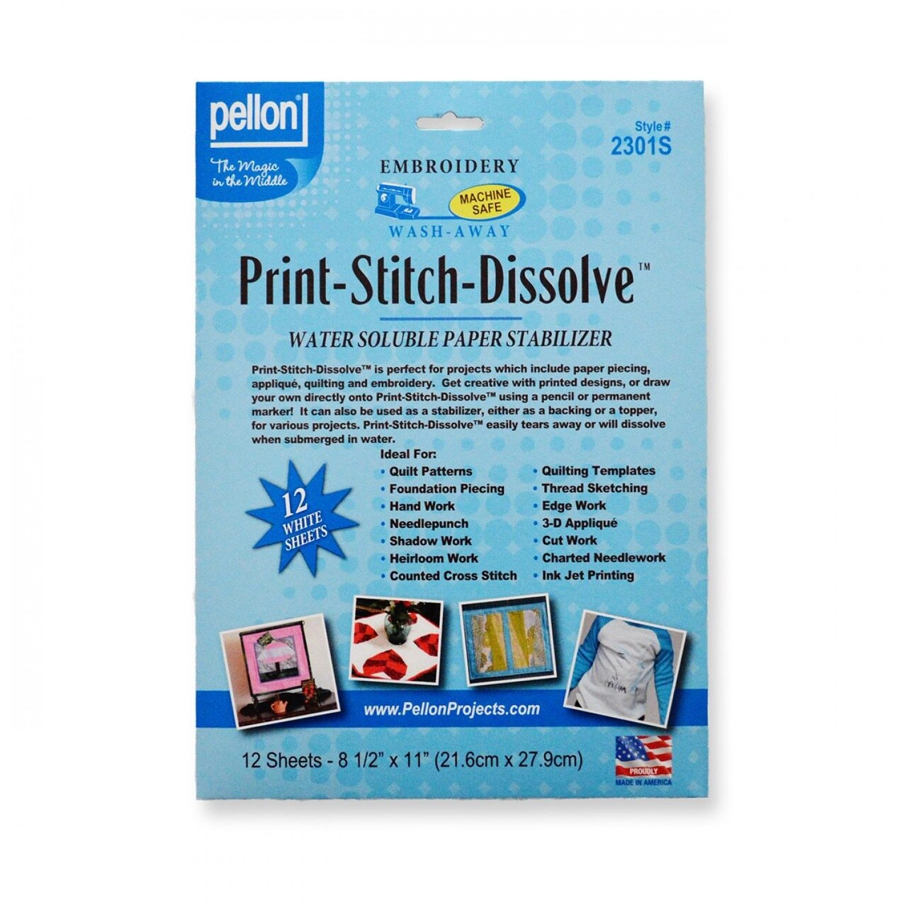 Wash-Away Stitch Stabilizer