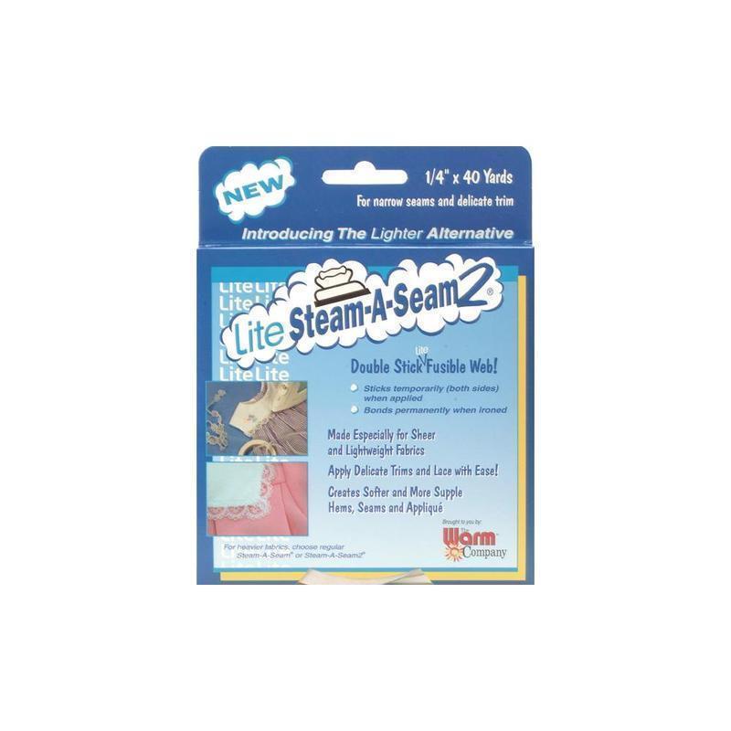 The Warm Company Steam-a-Seam 2 Double Stick Fusible Tape 1/4in X 40 Yard 