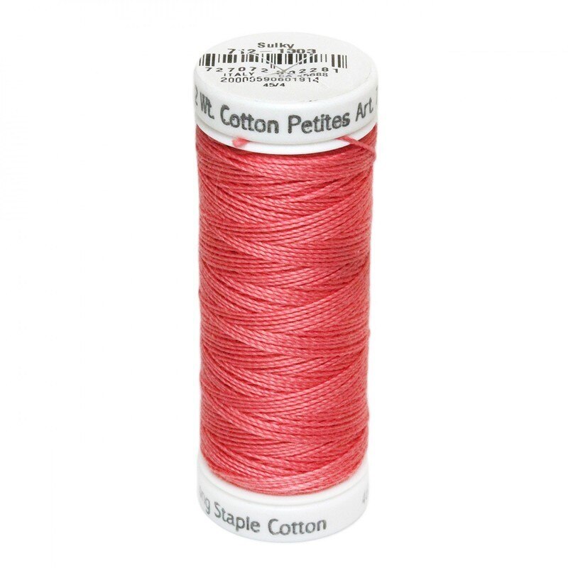 Sulky of America 12wt Cotton Petites Thread, 50 yd, Lilac