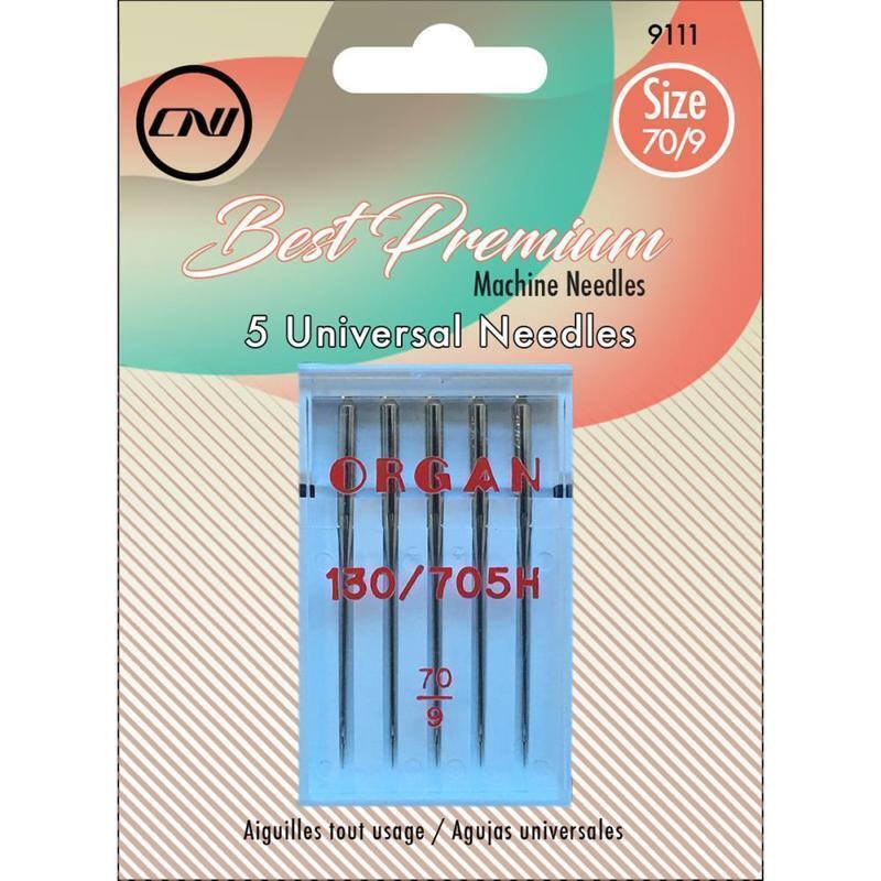 Organ machine needles, universal 90/14 (pack of 5) - Sew Irish