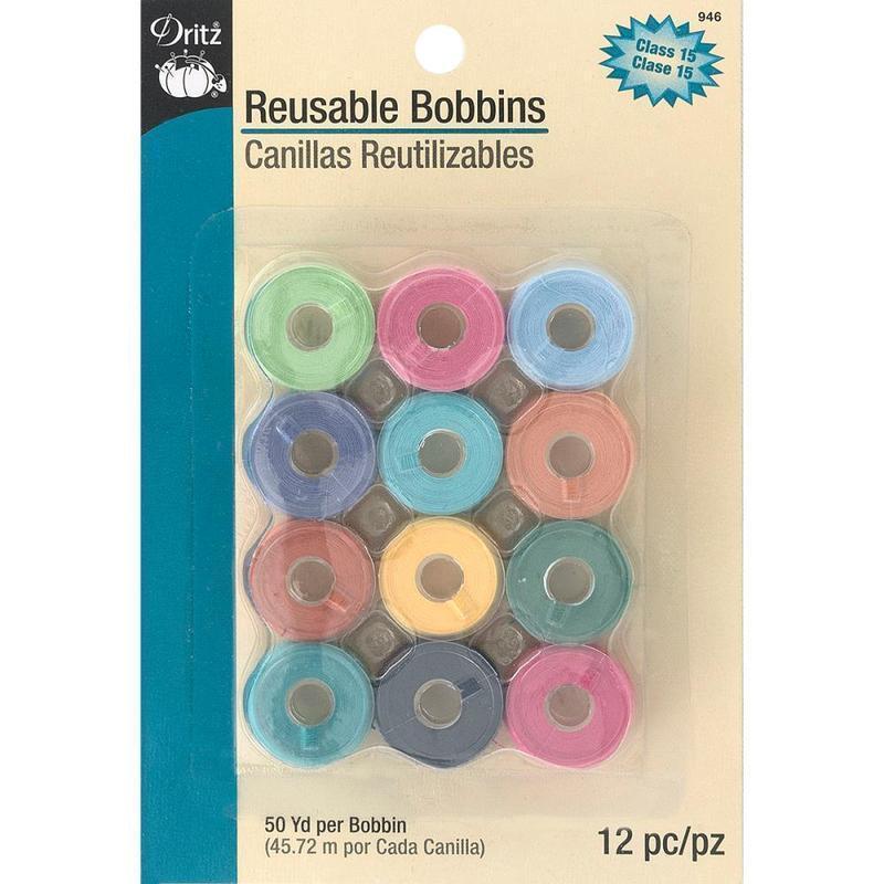 Dritz 10 Class 15 Bobbins Plastic