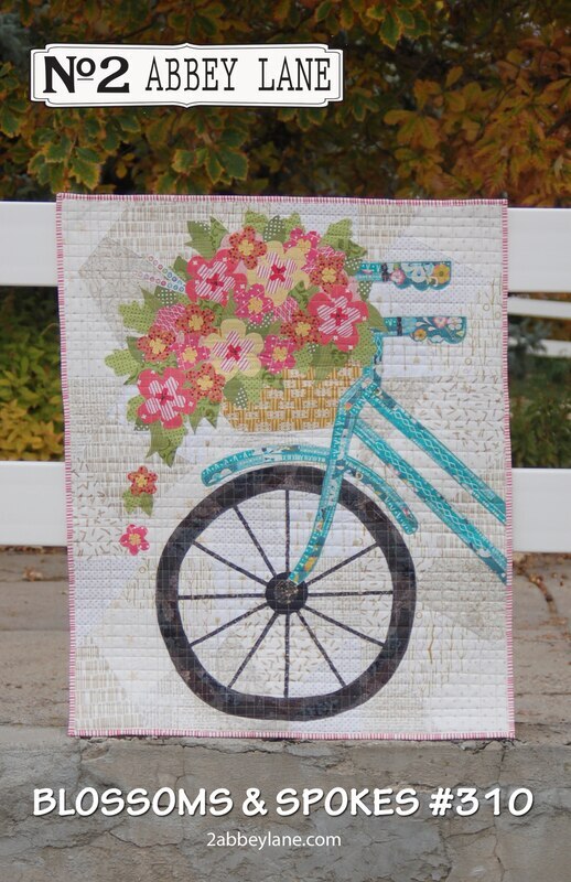 Blossoms and Spokes Wall Hanging Quilt Pattern