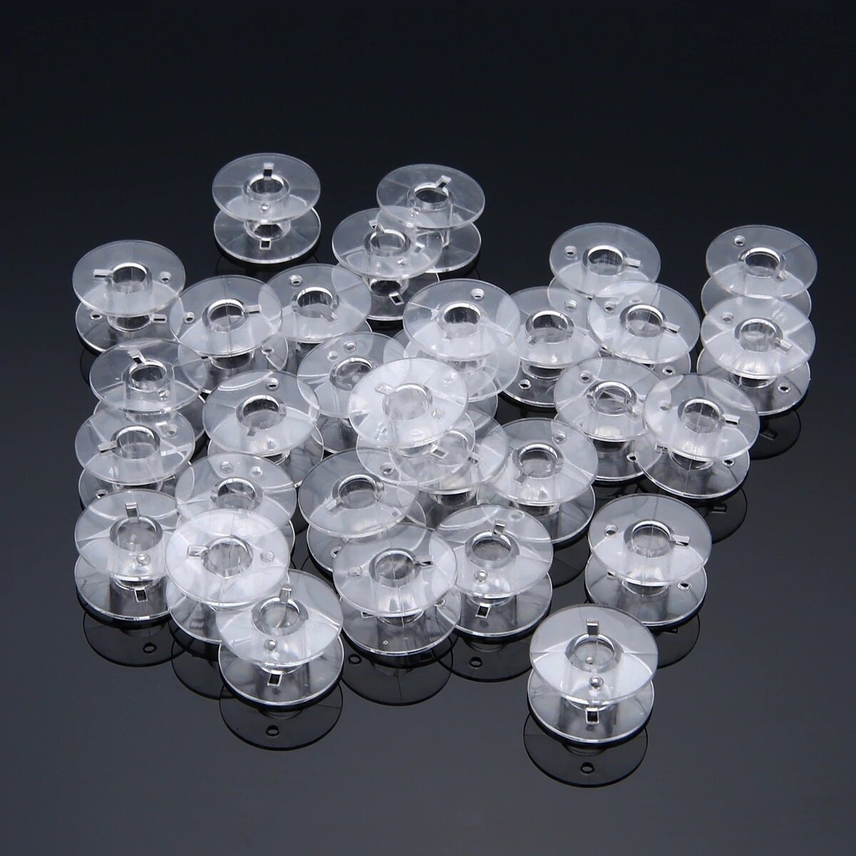 Class 15 Clear Bobbins - Single, 10 pack, & 20 pack options available