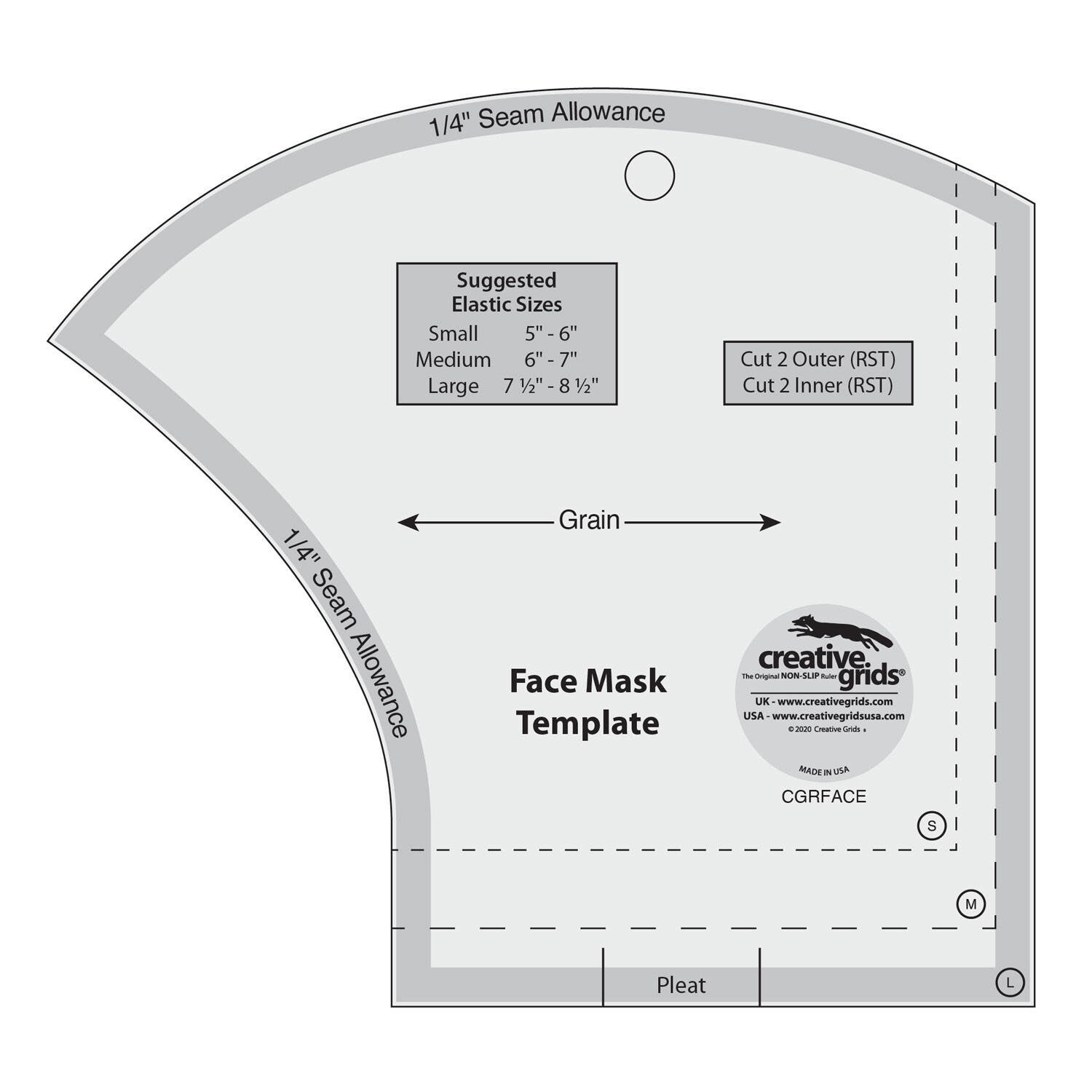 mask template australia Creative Grids Face Mask Template 1 Sizes in 1