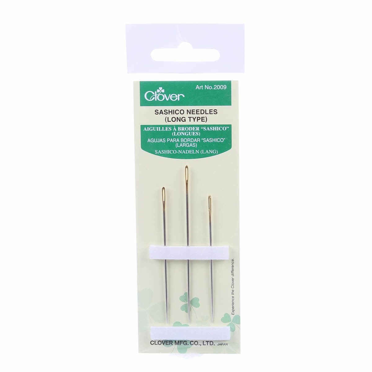 Clover Needle Sashico 3 sizes 3 count