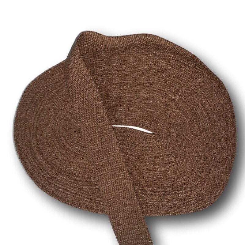 Cotton Belting 1 1/4" Wide Various Colours [Colour Brown]