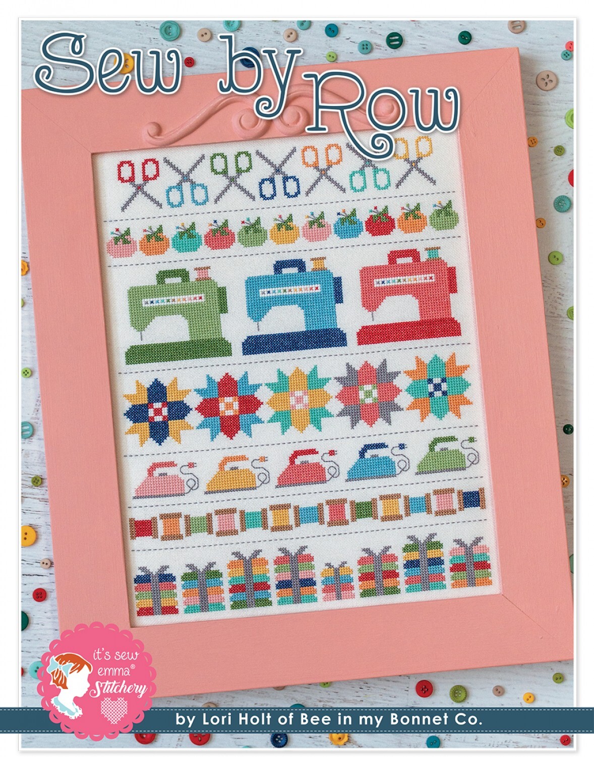 Lori Holt Sew by Row Cross Stitch Pattern
