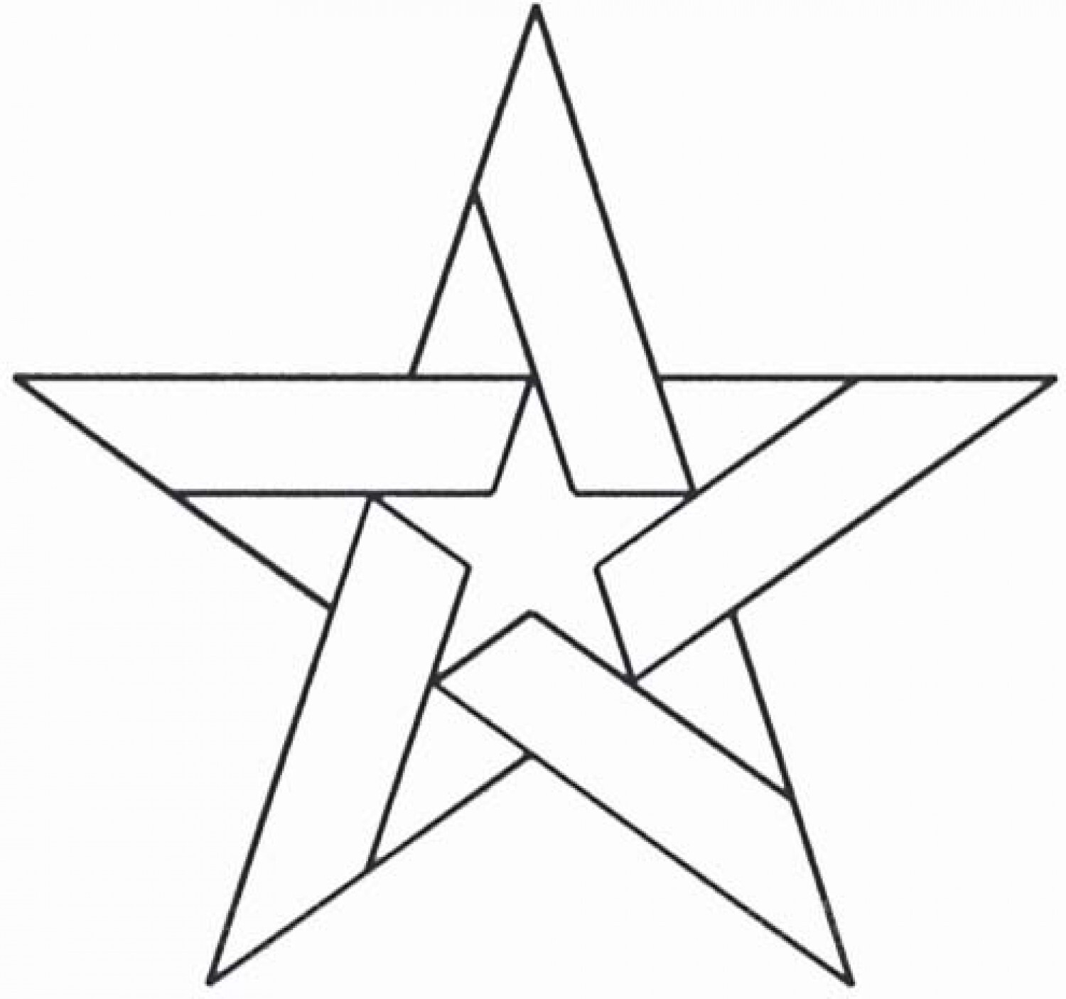 Printable 5 Point Star Tts 0