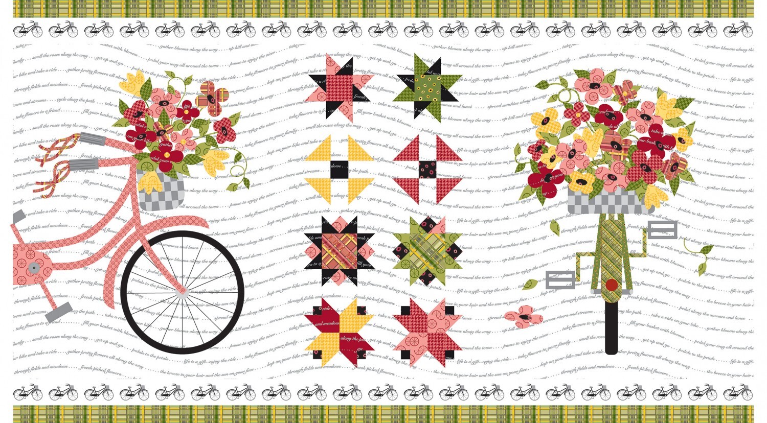 Petals And Pedals 24 in Panel WHITE