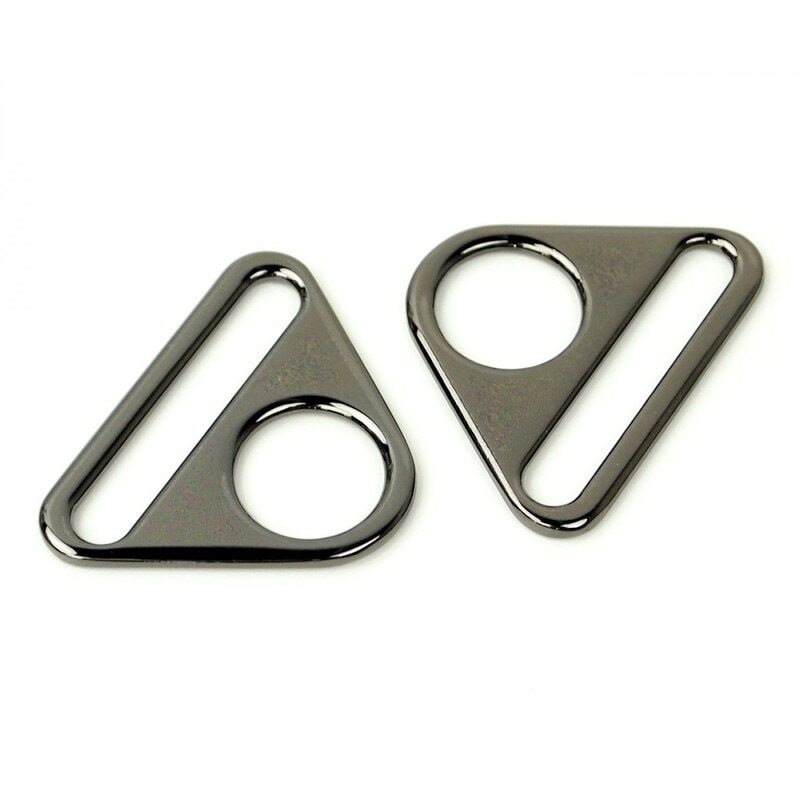 Sallie Tomato - Triangle Ring 1 1/2 in - Gunmetal