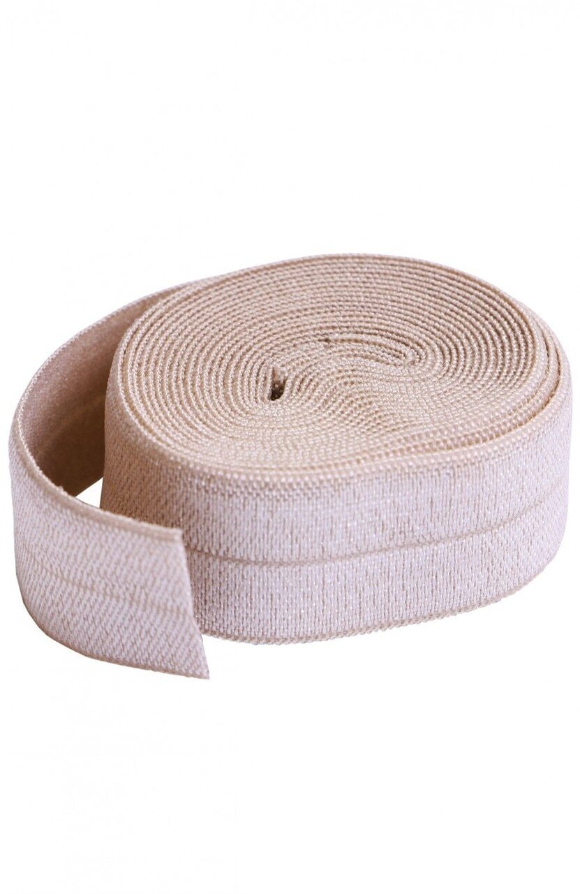 Foldover Elastic 3/4in x 2yd NATURAL