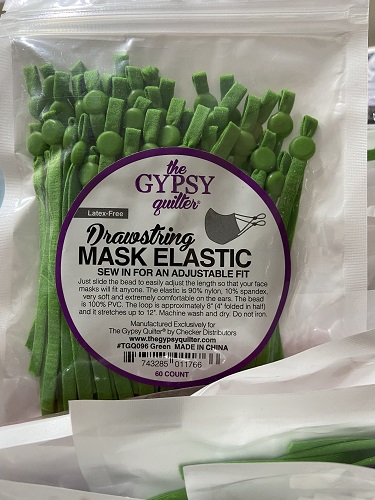 Gypsy Quilter Drawstring Mask Elastic
