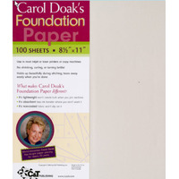 Carol Doak's Foundation Paper - 100 Sheet Pack