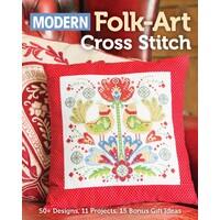 Modern Folk Art Cross Stitch Book