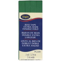 Extra Wide Double Fold Bias Tape- Emerald