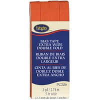 Extra Wide Double Fold Bias Tape- ORANGE
