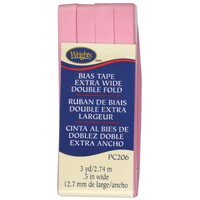 Extra Wide Double Fold Bias Tape- PINK