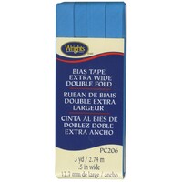 Extra Wide Double Fold Bias Tape- Turquoise