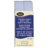 Double Fold Quilt Binding - LIGHT BLUE
