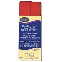 Double Fold Quilt Binding - RED