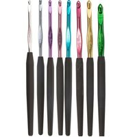 Silvalume Soft Handle Ergonomic Crochet Hooks