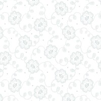 Quilters Flour V - White on White Lacy Floral