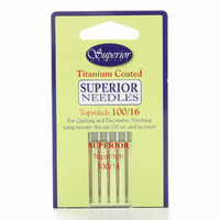 Superior Topstitch Machine Needle Size 100/16 5ct