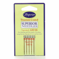 Superior Topstitch Machine Needle Size 100/16 5ct