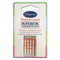 Superior Topstitch Machine Needle Assortment Pack 5ct 