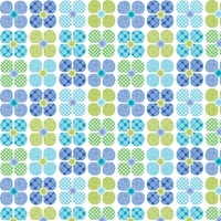 Daisy Up - Turquoise/Multi Flower Up