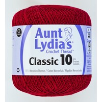Aunt Lydias Crochet Thread - Cardinal